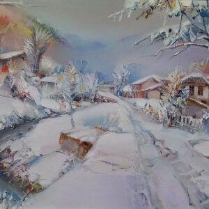 Зима в село Селце